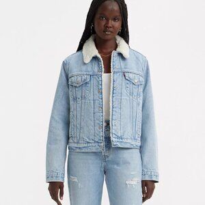NWOT Original Sherpa Trucker Jacket